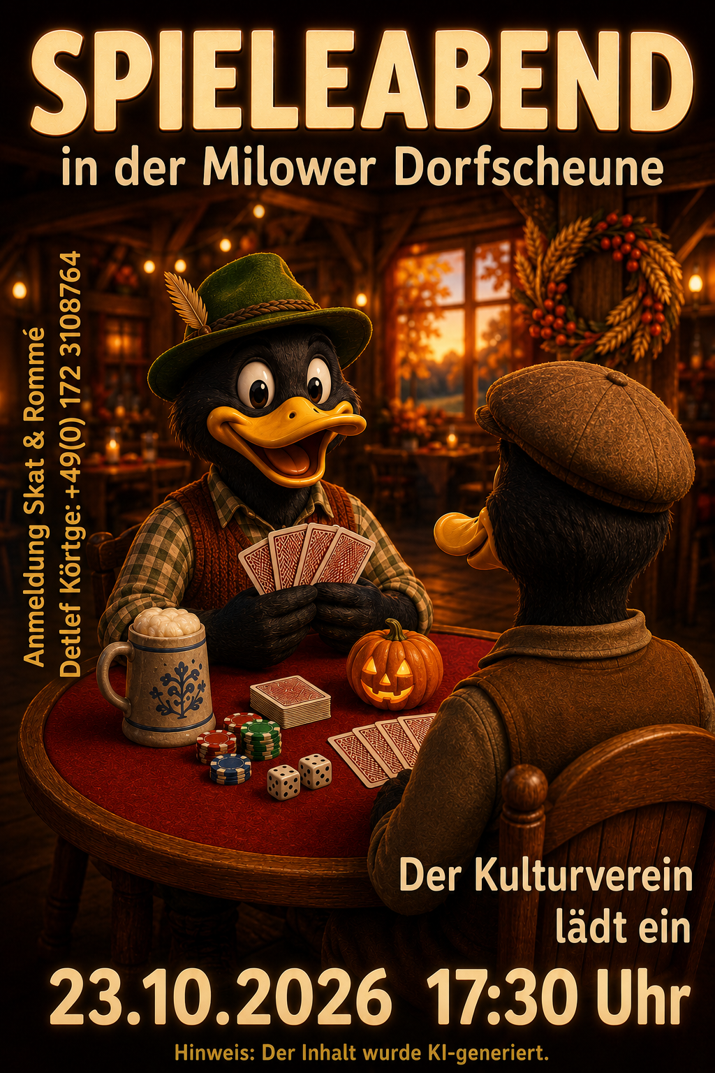 Spieleabend Oktober